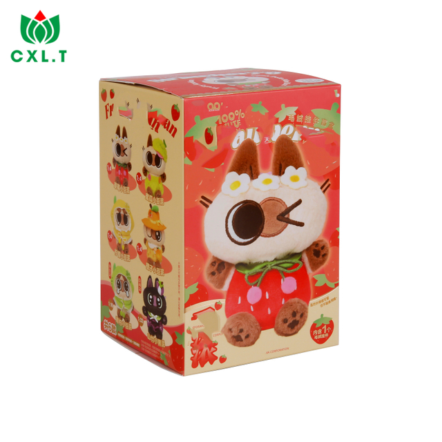 Custom Design Paper Printed Logo Small Gift Blind Toy Mystery Packaging Box