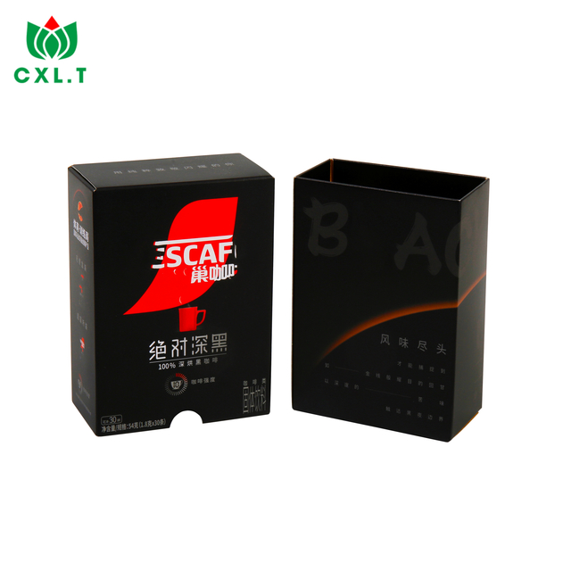 Premium Coffee Product Packaging Branded Visuals Sleek Custom Stylish Packaging Drawer Box