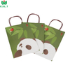 Kraft Paper Packing Bags with Handle Coffee Shop Paper Packaging Bags for Food