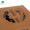 Custom Wholesale Foldable Paper Cardboard Corrugated Food Packaging Box with Handle