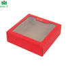 Printed Food Grade Bakery Pastry Cake Box Cookie Dessert Cake Pies Donut Macaron Box with Window