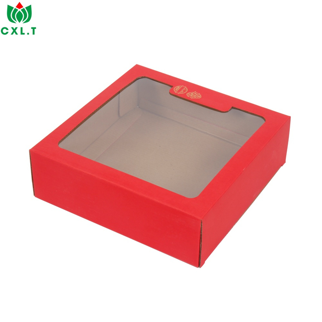 Printed Food Grade Bakery Pastry Cake Box Cookie Dessert Cake Pies Donut Macaron Box with Window