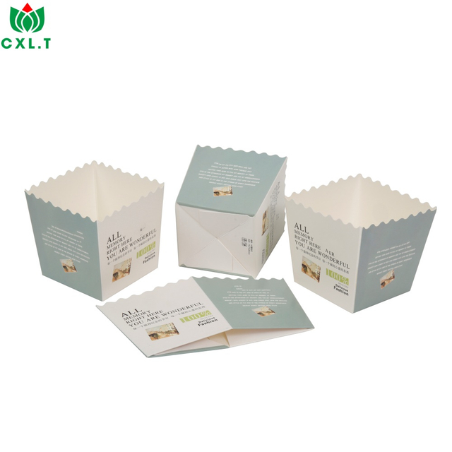 Wholesale White Cardboard Food Package Printed Paper Party Cake Box