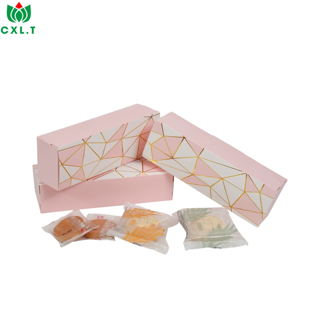 Colorful Printed Cheap Price Kraft Food Paper Macaron Packaging Cookie Gift Box
