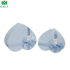 Elegant Blue Heart-Shaped Cosmetic Perfume Paper Box with Ribbon for Gifts