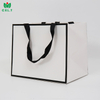Luxury White Retail Boutique Handle Shopping Paper Gift Bag
