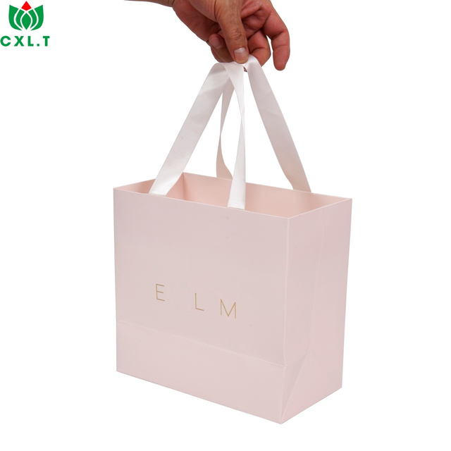 Wholesale Custom Logo Printed Large Packaging Clothing Gift Shopping Tote Paper Bag