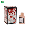 Floral Prints Crimson Flower Custom Makeup Packaging Fragrance Card Box