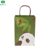 Kraft Paper Packing Bags with Handle Coffee Shop Paper Packaging Bags for Food