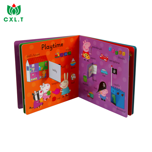 Custom Full Color Laminated Children's Board Book Printing