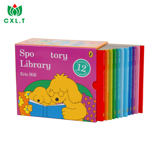 Printing Custom Digital Offset Shapes Hard Cover Cardboard Matching Ink Eco-Friendly Children's Book