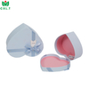 Elegant Blue Heart-Shaped Cosmetic Perfume Paper Box with Ribbon for Gifts