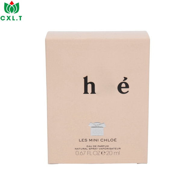 Printed Makeup Perfume Gift Drawer Smooth Surface UV Coated Paper Cosmetic Packaging Box