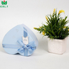 Elegant Blue Heart-Shaped Cosmetic Perfume Paper Box with Ribbon for Gifts