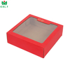 Corrugated Cake Box with Window for Cookie Shipping