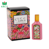 Floral Prints Crimson Flower Custom Makeup Packaging Fragrance Card Box
