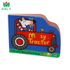 Wholesale Custom Shaped Board Books with Maisy-Themed Tractor Stories Children Book