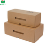 Brown Kraft Paper Recyclable Customized Cardboard Packaging Mailer Gift Corrugated Shoe Box
