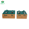 Custom Wholesale Foldable Paper Cardboard Corrugated Food Packaging Box with Handle