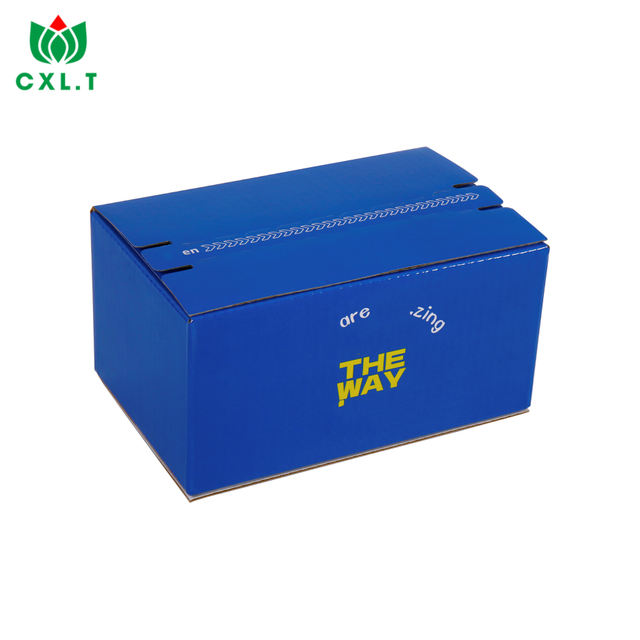 Custom Printing Glossy Laminated Corrugated Cardboard Box