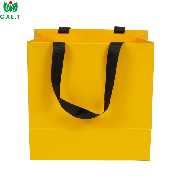 Custom Logo Luxury Kraft Art Paper Bag for Christmas Gifts