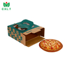 Custom Wholesale Foldable Paper Cardboard Corrugated Food Packaging Box with Handle