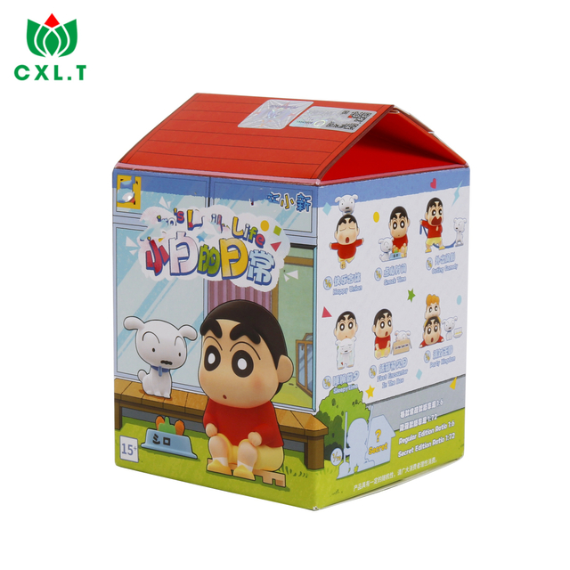 Hot-Selling Crayon Shin-Chan Mini Plush Keychain Toy Cute and Stylish Blind Box Packaging