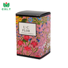 Floral Prints Crimson Flower Custom Makeup Packaging Fragrance Card Box