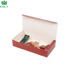 Custom Size Fast Food Packaging Cardboard Container Paper Packing Box with Logo