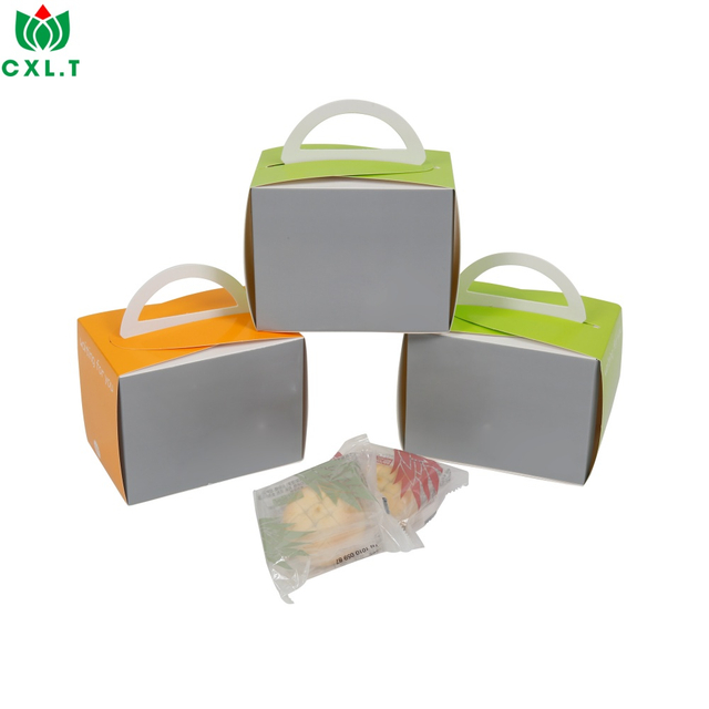 Disposable Take Away Fast Food Takeaway Container Burger Cake Packaging Dessert Box