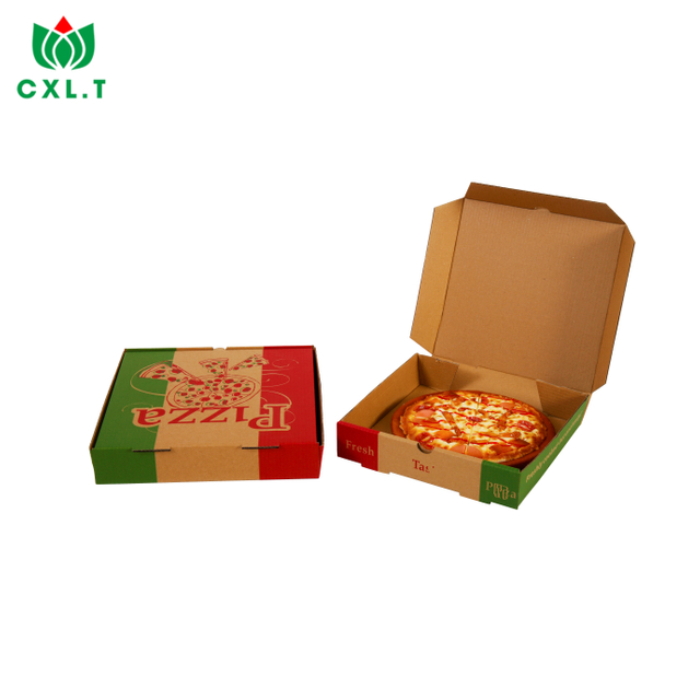 Wholesale Paper Package Custom Design Printed Corrugated Packing Food Cheap Pizza Box